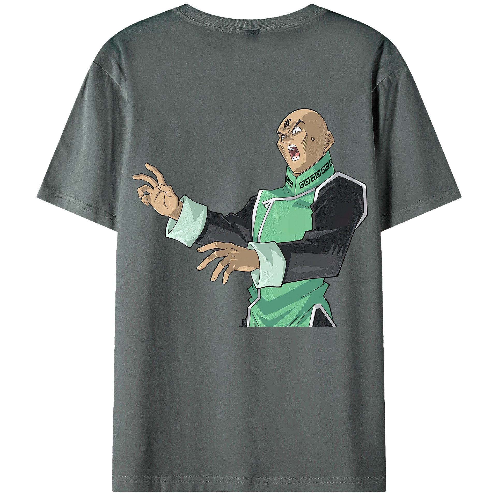 （画像用） 遊☆戯☆王 Yu-Gi-Oh! 綿100％ メンズ半袖Tシャツ（バックプリント） 通気性